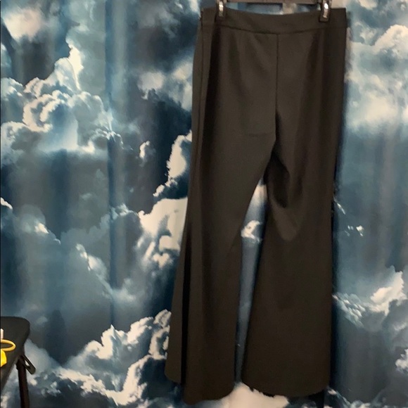 Wide Legs Pant with Slit Bell Bottom - Picture 2 of 3